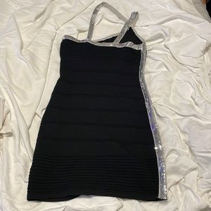Black 1 strap dress size medium